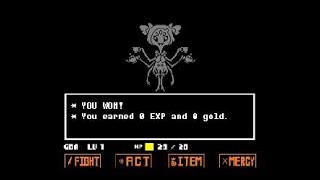 Undertale Spare MuffetPacifist [upl. by Sakovich900]