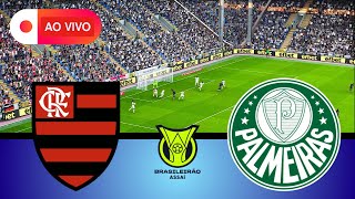 🔴FLAMENGO VS PALMEIRAS AO VIVO COM IMAGENS  BRASILEIRÃO 2024  Full Match  PES 21 Simulation [upl. by Deach]