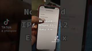 No sound Ear piece not workingiphone12 nosound [upl. by Aleras543]