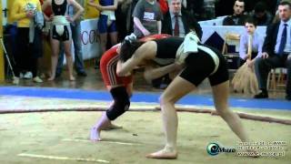 Młodzieżowe Mistrzostwa Polski w SUMO 2011  Kobiety kat 55kg [upl. by Eyk]