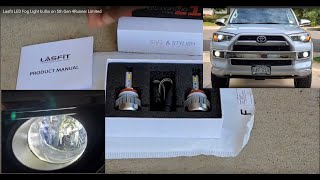 Lasfit LED Fog Light bulbs on 5th Gen 4Runner Limited [upl. by Connelly]