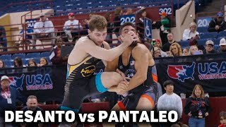 Austin Desanto amp Alec Pantaleo Wrestle For A Spot At The Olympic Trials  2023 Senior Nationals [upl. by Ibrek]