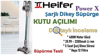 Heifer PowerX Şarjlı Dikey Süpürge İnceleme BİM Aktüel [upl. by Haidebez]