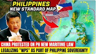 China Protested on PH Law Legalizing West Philippine Sea as part of Philippine Sovereignty [upl. by Aroz]