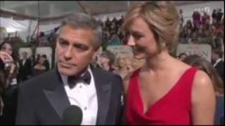 GOLDEN GLOBES 2012  Meryl Streep und George Clooney [upl. by Eniala]