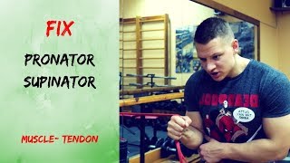 FIX FOREARM PAIN Get rid of pain in pronator and supinator muscle or tendon [upl. by Judenberg]