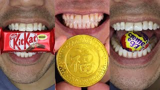 The Most Satisfying Chocolate and Candy ASMR Compilation 🙄 [upl. by Benedix]