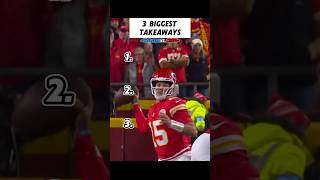 3 Biggest Takeaways Chargers vs Chiefs  Week 14 chargers chiefs patrickmahomes justinherbert [upl. by Aeslehc]