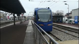 Tramway T4 Aulnay  Bondy Ligne des Coquetiers U 25500 [upl. by Nahtanoy535]