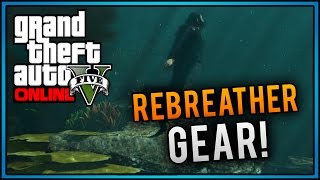 GTA 5 How To Use Rebreather Gear In GTA 5 Online  Breathe Underwater For 20 Minutes [upl. by Iem661]