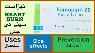 Famopsin 20 tablet uses in UrduHindi  famopsin 40 tablet uses in UrduHindi  famotidine [upl. by Ahsimat]