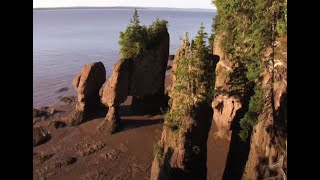 OFFICIAL TIME LAPSE  Hopewell Rocks New Brunswick  Worlds highest tides Highest tides [upl. by Nodyroc]