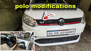 POLO MODIFICATIONS🤩 folding mirrors installing😎 [upl. by Leahcimauhsoj253]