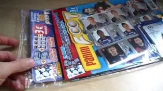 MAGAZINE quotPANINI FOOTquot WITH FRENCH EXTRASTICKERS UPDATE CHAMPIONS LEAGUE 201213 PANINI [upl. by Nossah]