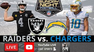 Raiders vs Chargers Live Streaming Scoreboard Free PlayByPlay Highlights Stats  NFL Week 18 [upl. by Auqemahs48]