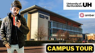 University of Hertfordshire Campus Tour 🇬🇧 Job Opportunities 🤷‍♂️ Accommodation  hertfordshire [upl. by Eisyak]