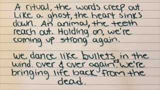 Angels amp Airwaves Bullets In The Wind Written Lyrics [upl. by Ninaj]