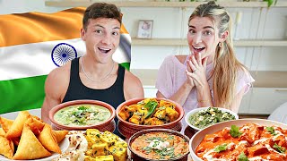 Trying INDIAN FOOD for the FIRST TIME [upl. by Phina]