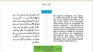 Hadith 267 Bulugh ul Maram بلوغ المرام [upl. by Nnayd]