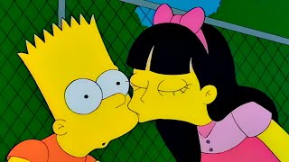 BART IS DATING REVEREND LOVEJOYS DAUGHTER  THE SIMPSONS [upl. by Ybab]