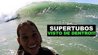 PORTUGAL  Supertubos visto de dentro com GoPro [upl. by Klockau]