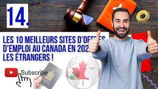 Les 5 Meilleurs sites doffres demploi au Canada en 2025 pour les étrangers [upl. by Crandall]