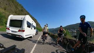 Kattenes  MoselRadweg  Mosel Fahrradtour 🇩🇪 Germany  4K Video Tour of CYCLING in Germany 🚲 [upl. by Suoivart]