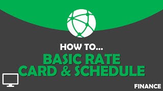 Introduction to Rate Cards [upl. by Aicatan]