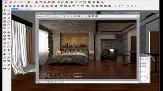 vray lighting tutorial sketchup vray interior lighting 16 [upl. by Atinuhs549]