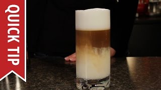 Quick Tip How to Make a Latte Macchiato and Espresso Macchiato [upl. by Teirtza]