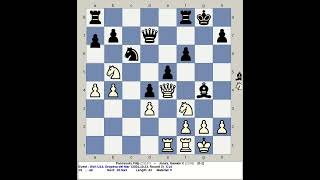 Pancevski Filip vs Jones Gawain C  World Chess U14 2001 Oropesa del Mar Spain [upl. by Eelessej]