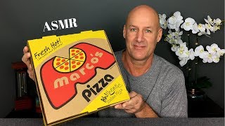 ASMR Eating Pizza and ChipsSoft Spoken [upl. by Ahaelam]