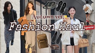 🍂Fw Autumn ver 쌀쌀해진 가을 패션 하울  가을엔 사고 싶은게 많아요💸🛍️  가을로퍼 추천 fashion haul  PRADA backpack unboxing [upl. by Eus]