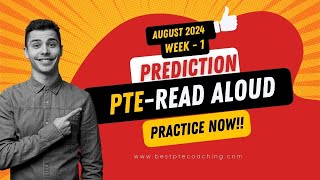 Read Aloud Practice  Prediction August l 2024  week 1 [upl. by Aiym]