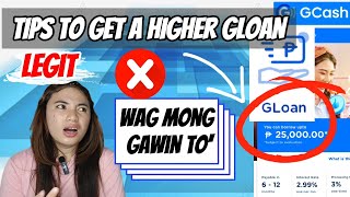 TIPS TO GET A HIGH GLOAN OFFER IN GCASH  BASED ON MY EXPERIENCED [upl. by Attenej297]