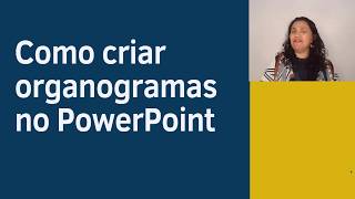 Como criar organograma no Powerpoint [upl. by Trocki583]