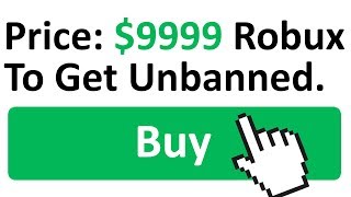 PAY ROBUX TO GET UNBANNED ON ROBLOX [upl. by Toft]