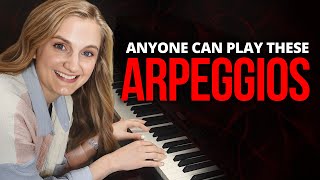 Beautiful amp Easy Arpeggio Patterns For Piano Beginners [upl. by Ennazor641]