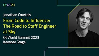 From Code to Influence The Road to Staff Engineer at Sky with Jonathan Courtois  QtWS23 [upl. by Rashida]