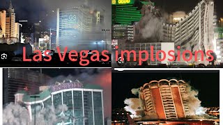 Las Vegas implosions from 19932024 [upl. by Sorips662]