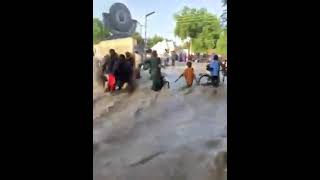 University Of Maiduguri Teaching Hospital Flooded shorts [upl. by Yelnek]