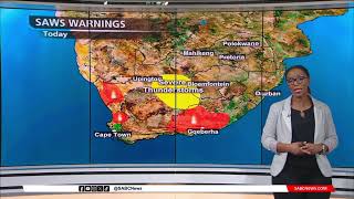 SA Weather Report  01 March 2024 [upl. by Yeltrab246]