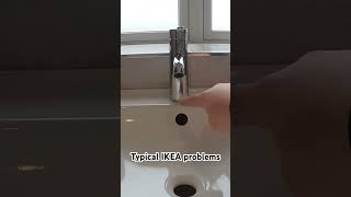 IKEA bathroom issues nothing fits right shorts diy plumbing [upl. by Anisirhc945]