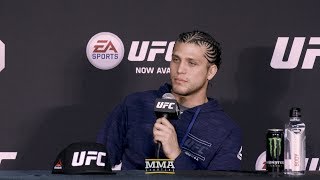 UFC 222 Brian Ortega PostFight Press Conference  MMA Fighting [upl. by Aerdnna]