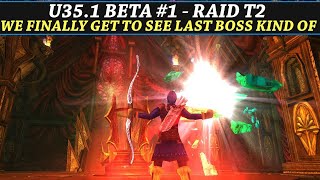 LOTRO U351 Beta 1 Raid T2  First Look at Last Boss [upl. by Tatiana]