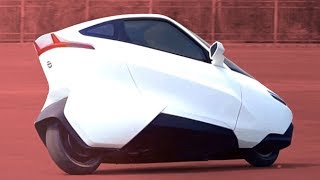 Self Balancing Motorcycle of the Future is more like a car [upl. by Benton]