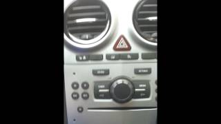 Test Original Opel Autoradio CD 30 Mp3 im Corsa D  CD30 Radio CD30MP3 Astra Meriva [upl. by Genia]