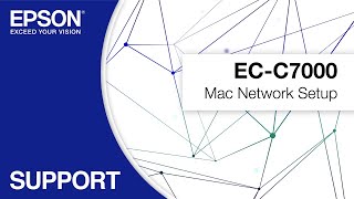 Epson WorkForce ECC7000  Mac Network Setup [upl. by Prendergast]