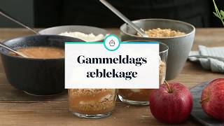 Gammeldags æblekage i glas [upl. by Domel765]