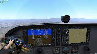 XPlane 12  Early Access  Full ILS Approach  Cessna 172 G1000 amp Autopilot  VFR  KLRU ILS 30 [upl. by Richardson627]